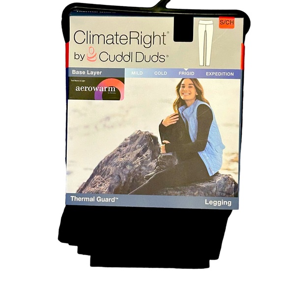 Climate Rught by Cuddl Duds Leggings Thermal Guard - Picture 1 of 6